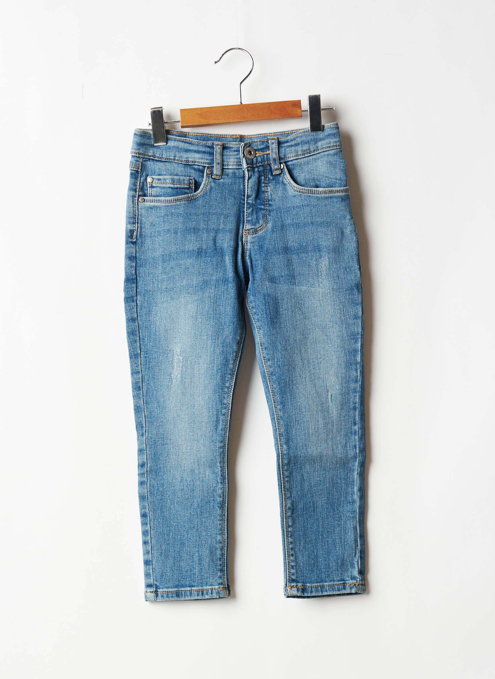 Stooker Jeans Coupe Slim Fille couleur bleu