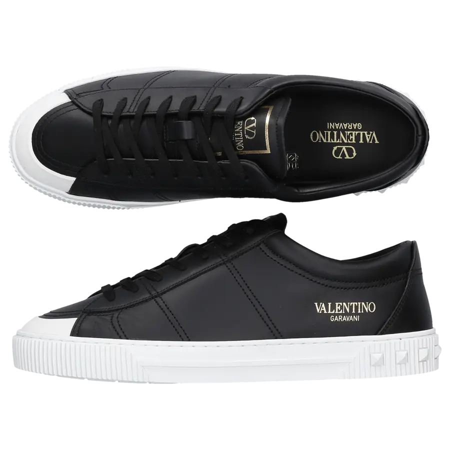 Valentino Garavani - Sneaker low CITYPLANET Kalbsleder - schwarz
