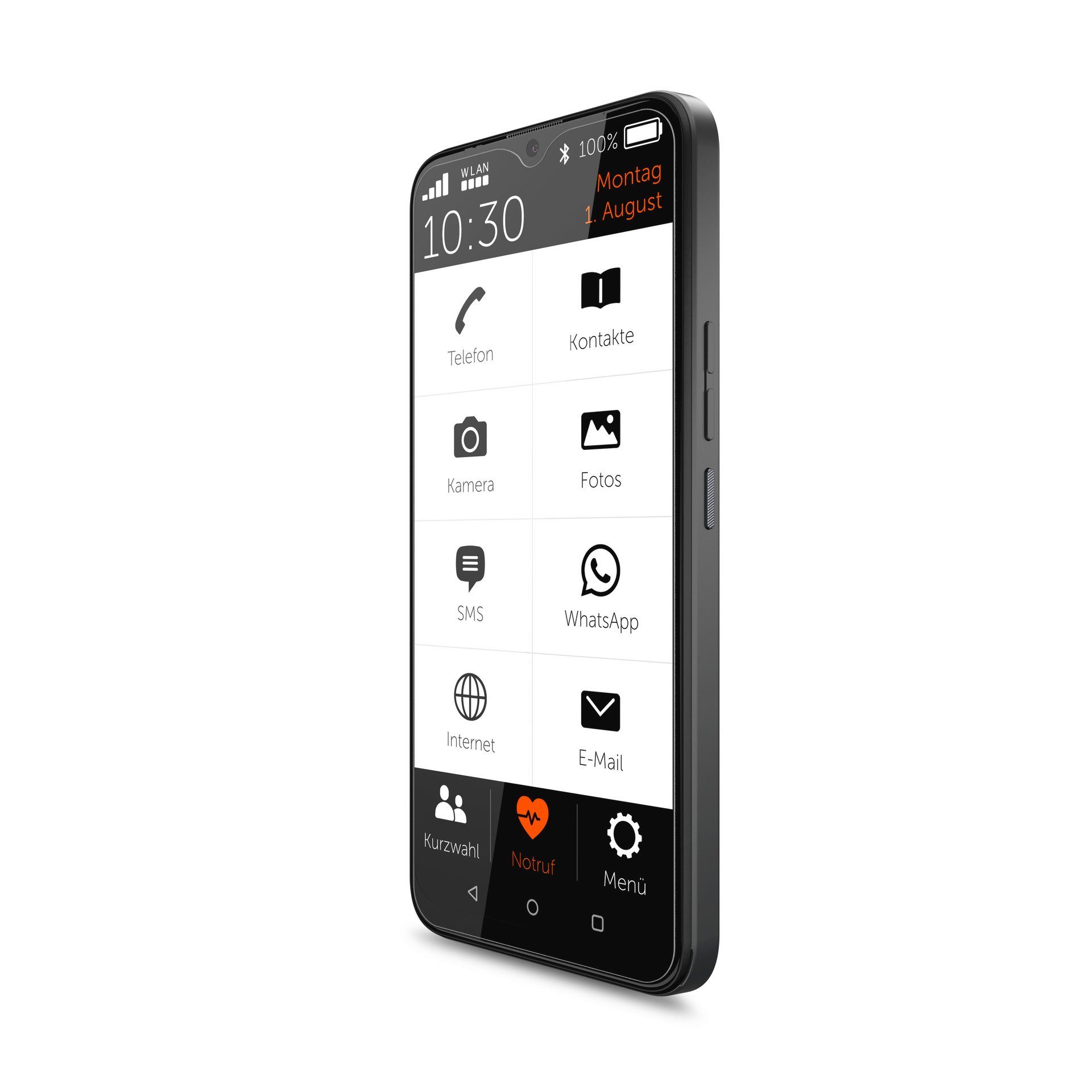 Gigaset GS5 Senior Smartphone (16 cm/6,3 Zoll, 64 GB Speicherplatz, 48 MP Kamera)