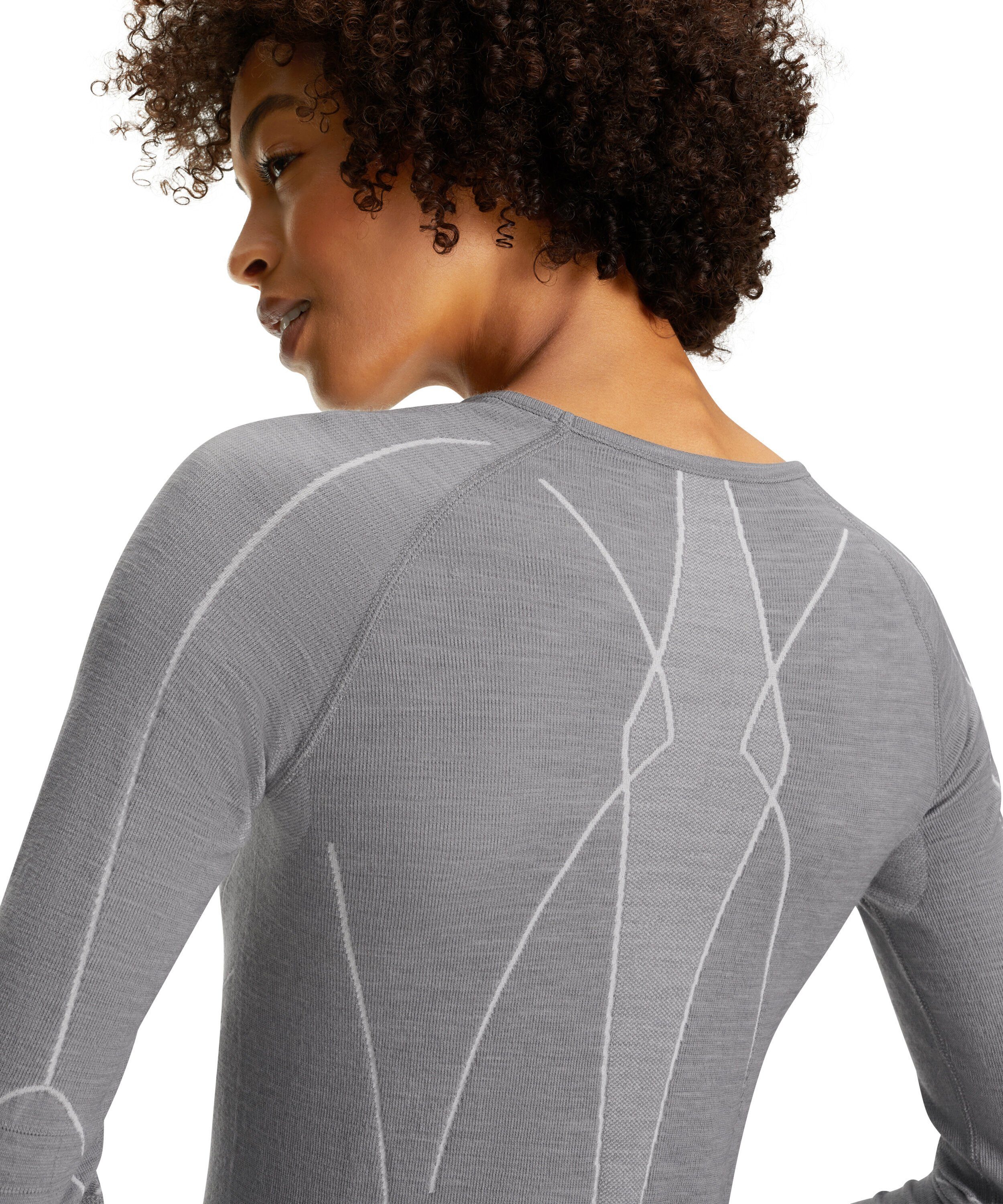 FALKE Funktionsshirt Wool-Tech (1-tlg) aus Merinowolle für kalte bis sehr kalte Temperaturen