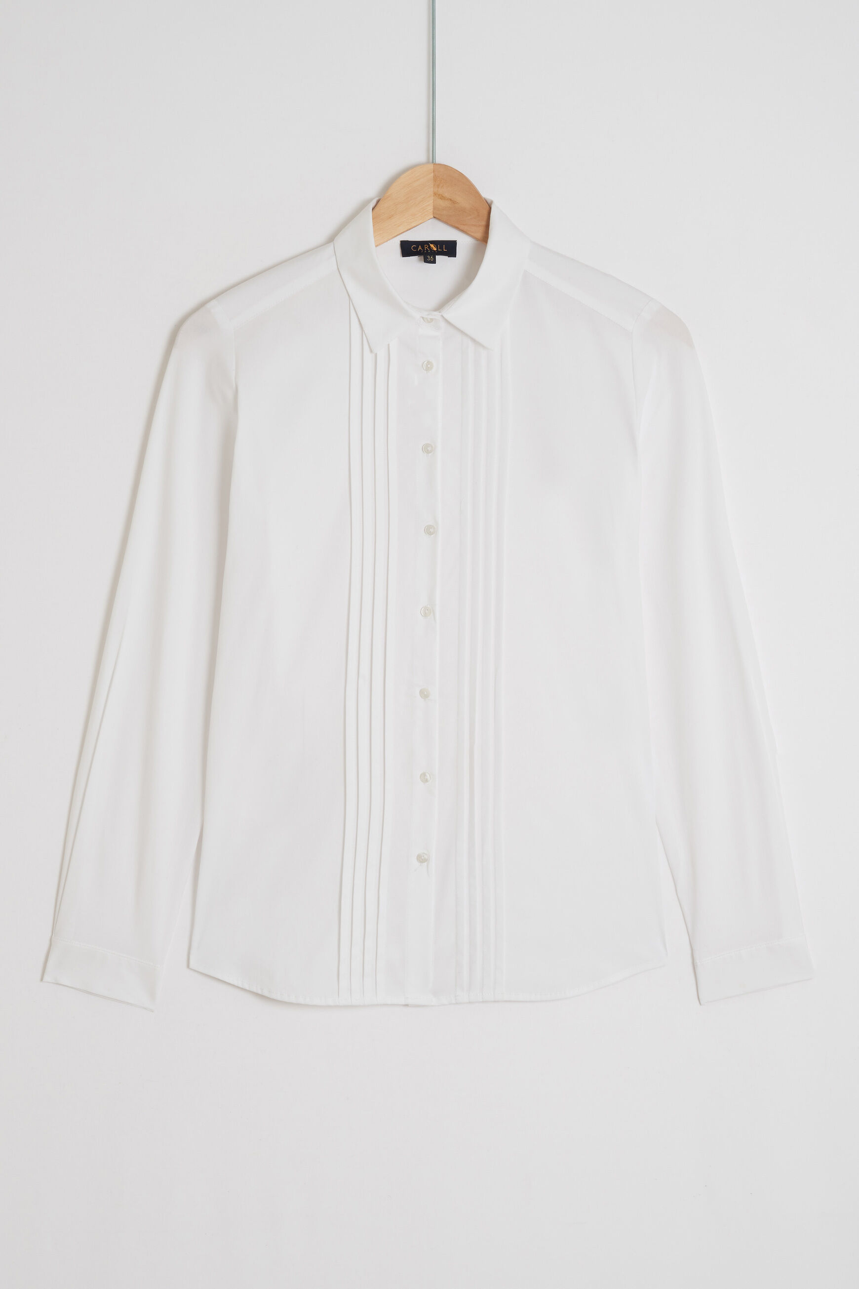 chemise leon popeline blanc femme