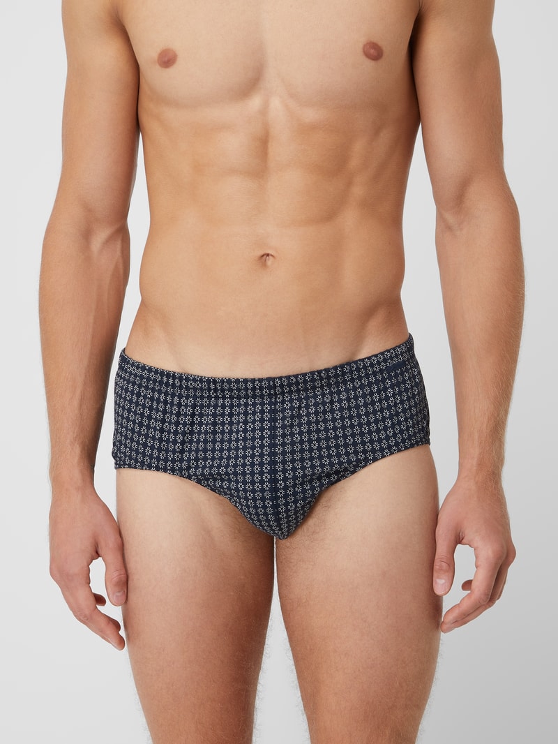 Slip aus Single Jersey im 2er-Pack in dunkelblau