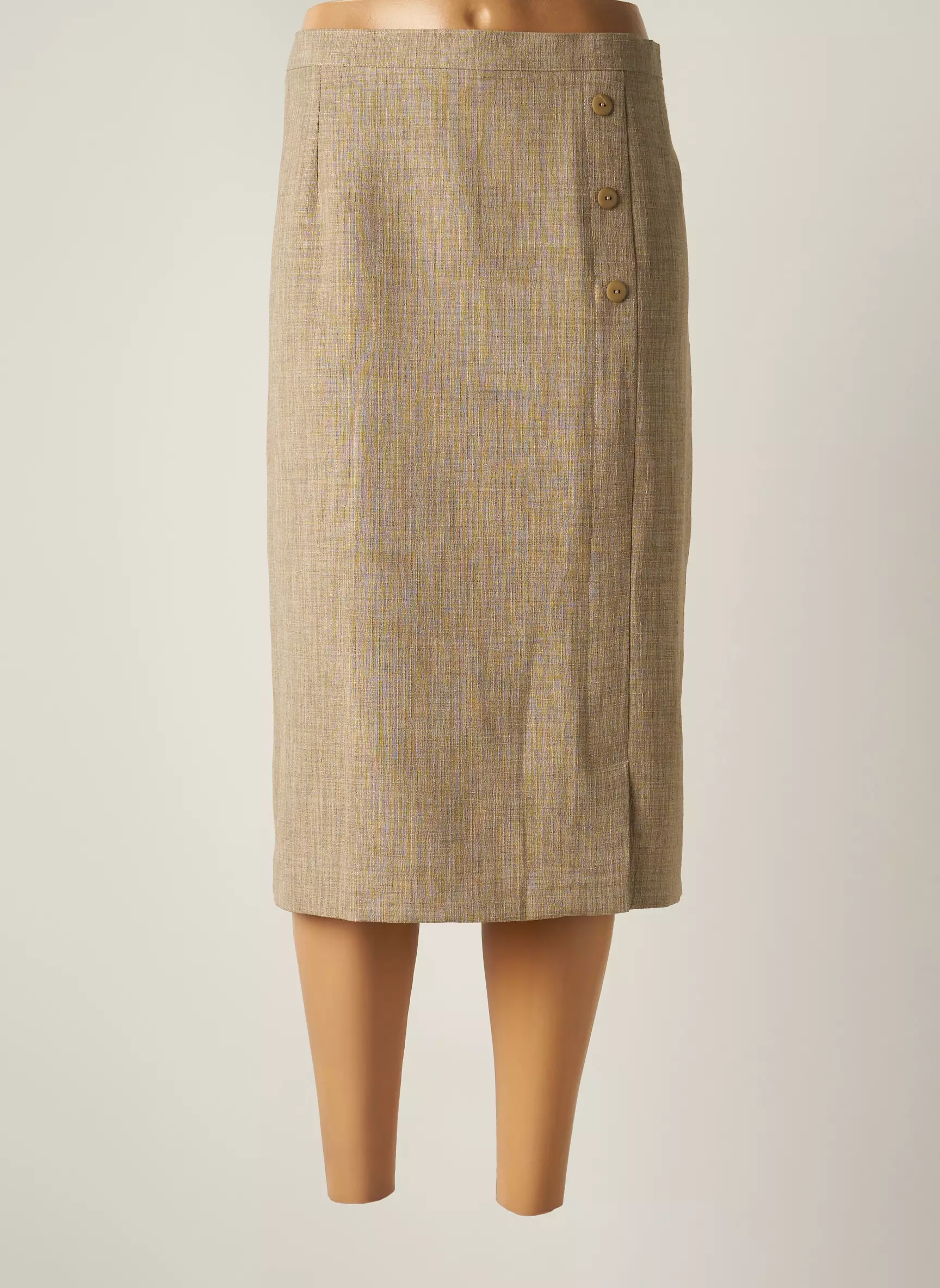20 20 Jupes Mi Longues Femme couleur beige