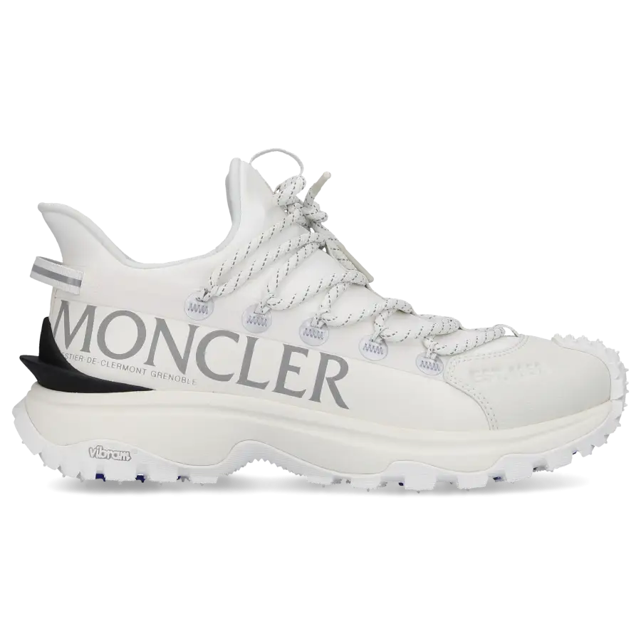 Moncler - Sneaker low TRAILGRIP LITE 2 Kalbsleder - weiß