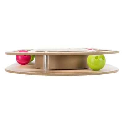 Trixie Kratzpappe mit Holzrahmen, oval