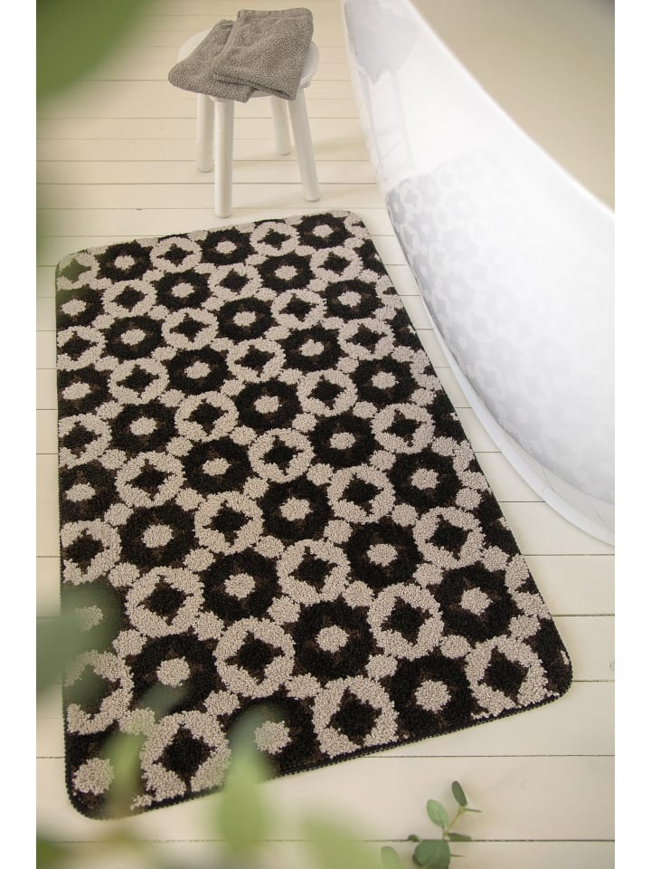 Wecon Home Badteppich J&J in schwarz taupe günstig kaufen