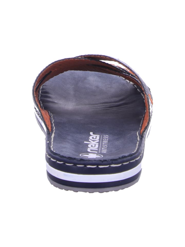 rieker Pantolette in blau günstig kaufen