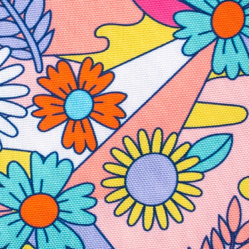 Medium front pocket, pink Barras