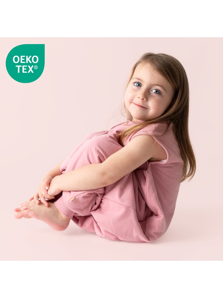 Schlummersack Schlafsack mit Füßen, 1.0 TOG in Rosa günstig kaufen