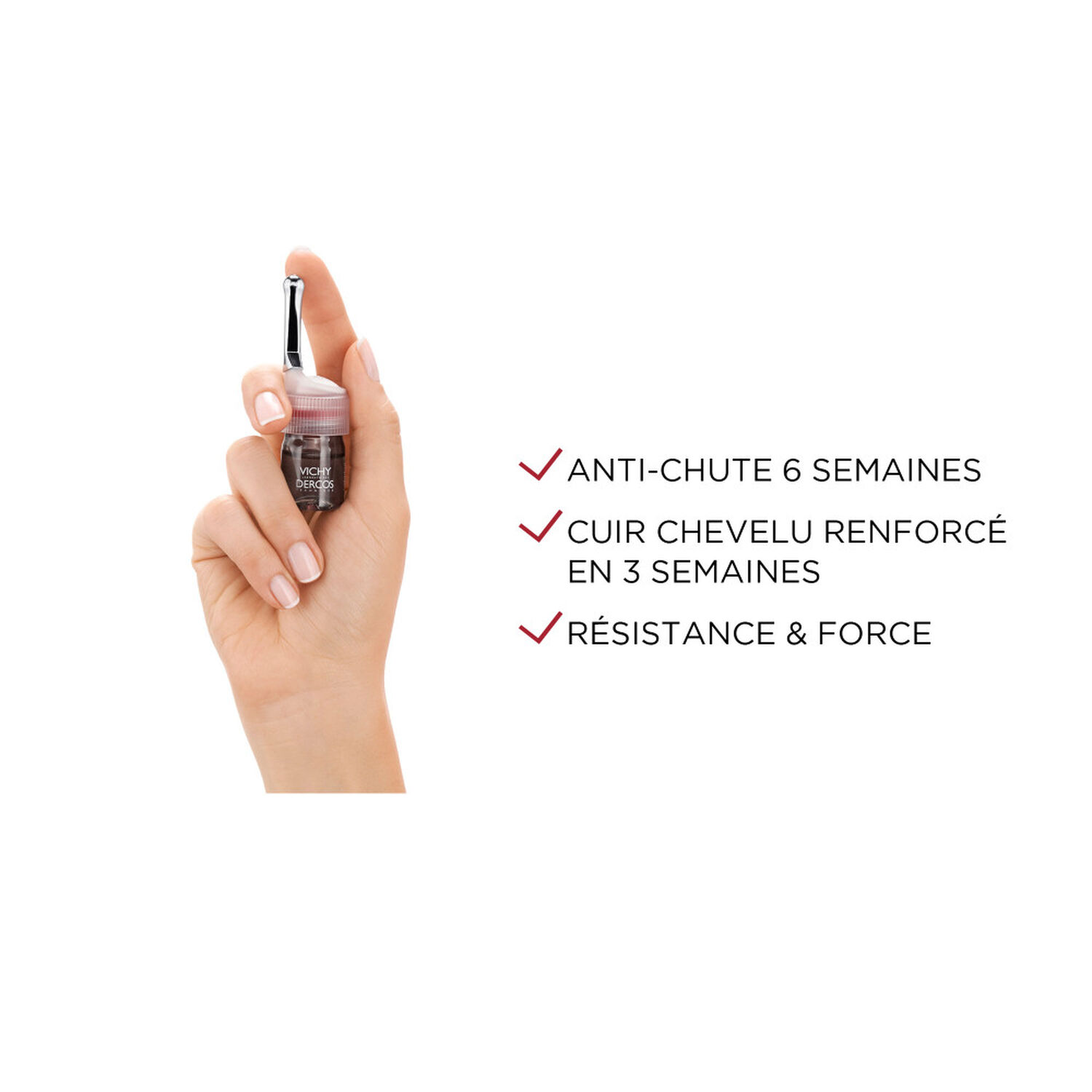 Vichy Dercos Technique Femme Soin Traitant Anti-Chute Global 21x6 ml