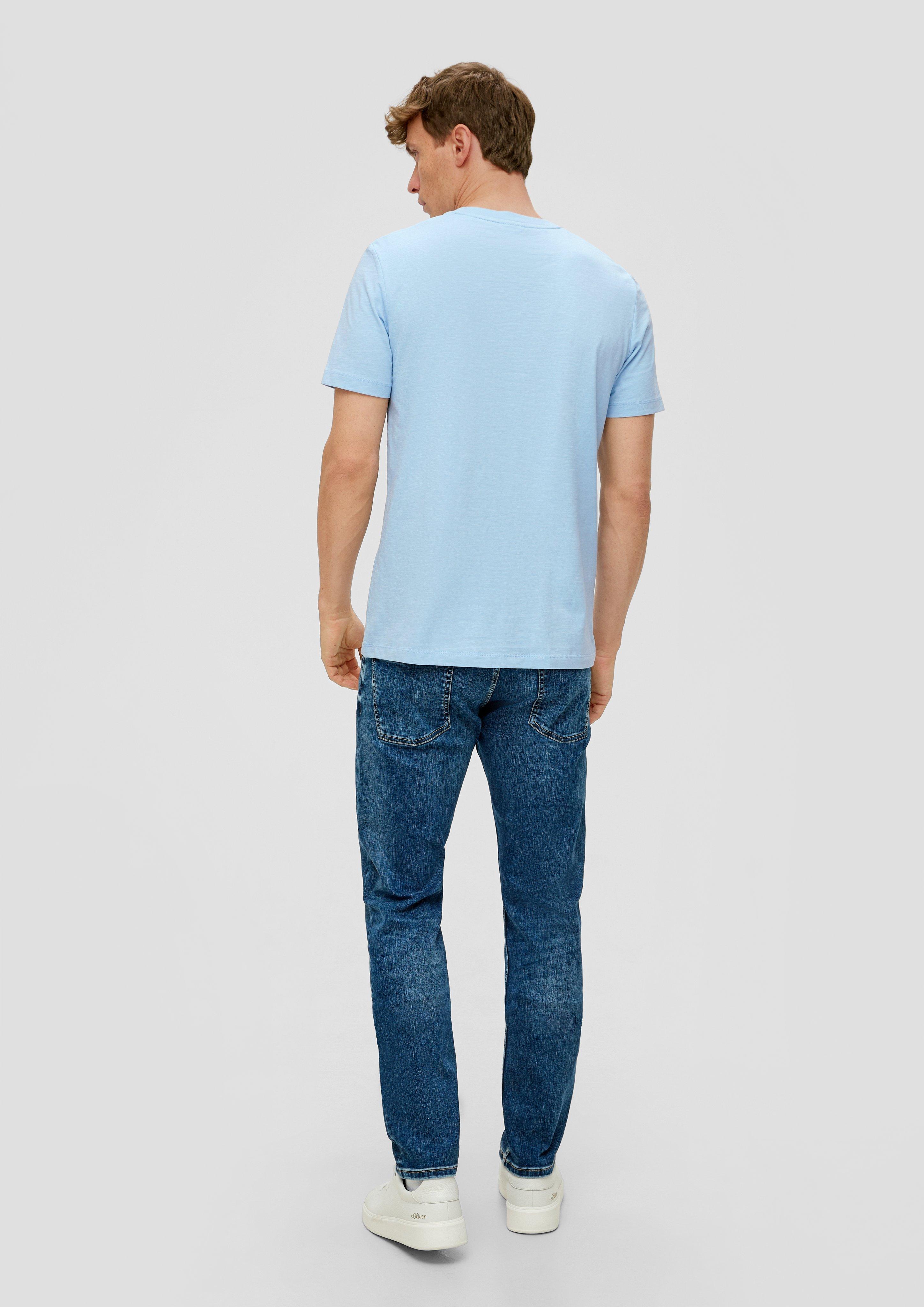 Baumwollshirt mit Frontprint  2141467-50F1