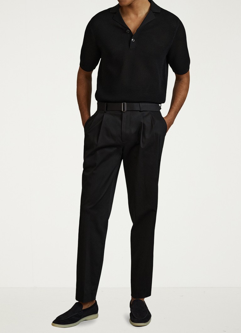 Polo Reiss Charlie slim fit com textura