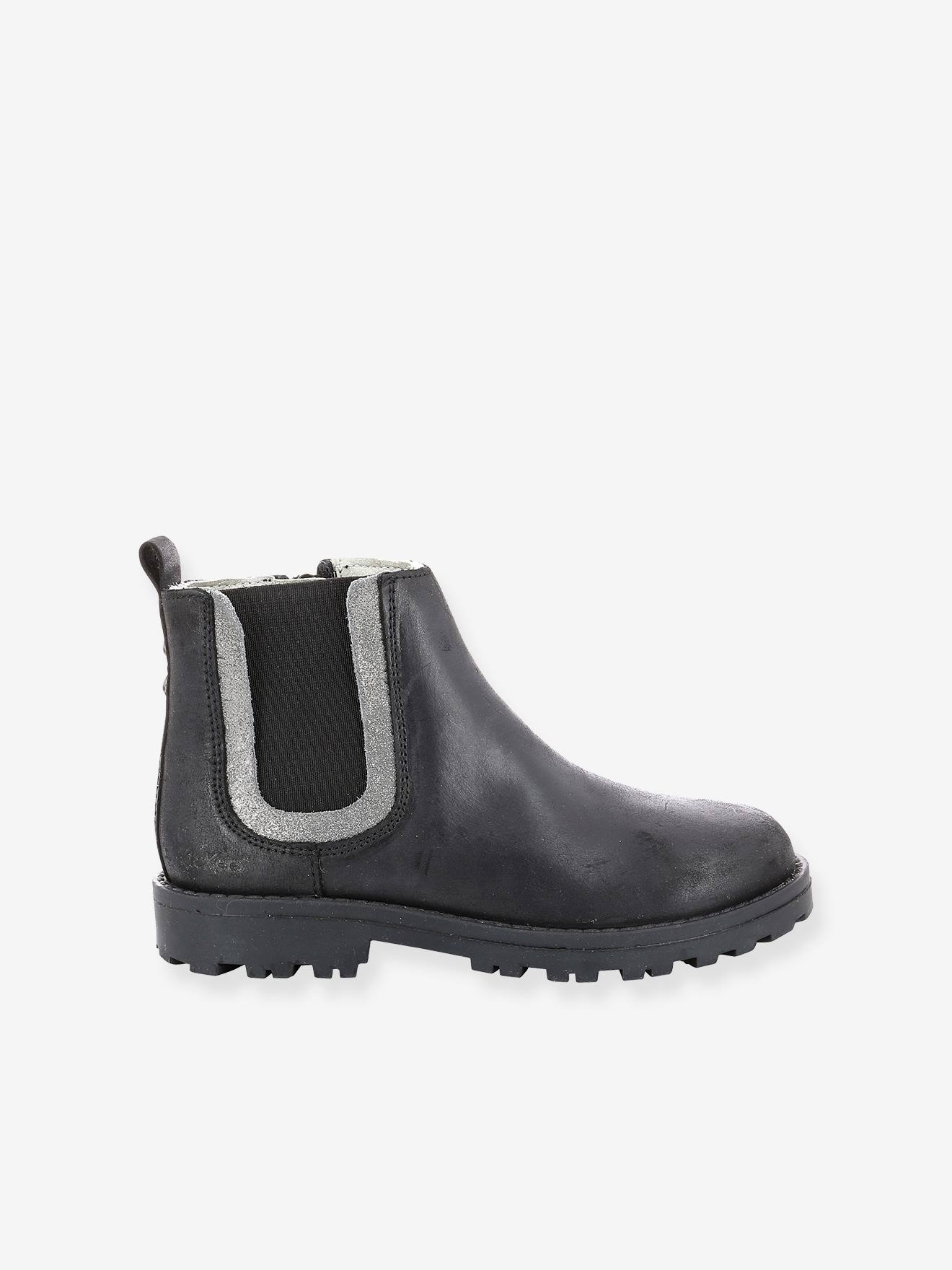 Kickers Mädchen Boots GROOKY KICKERS - schwarz/silber