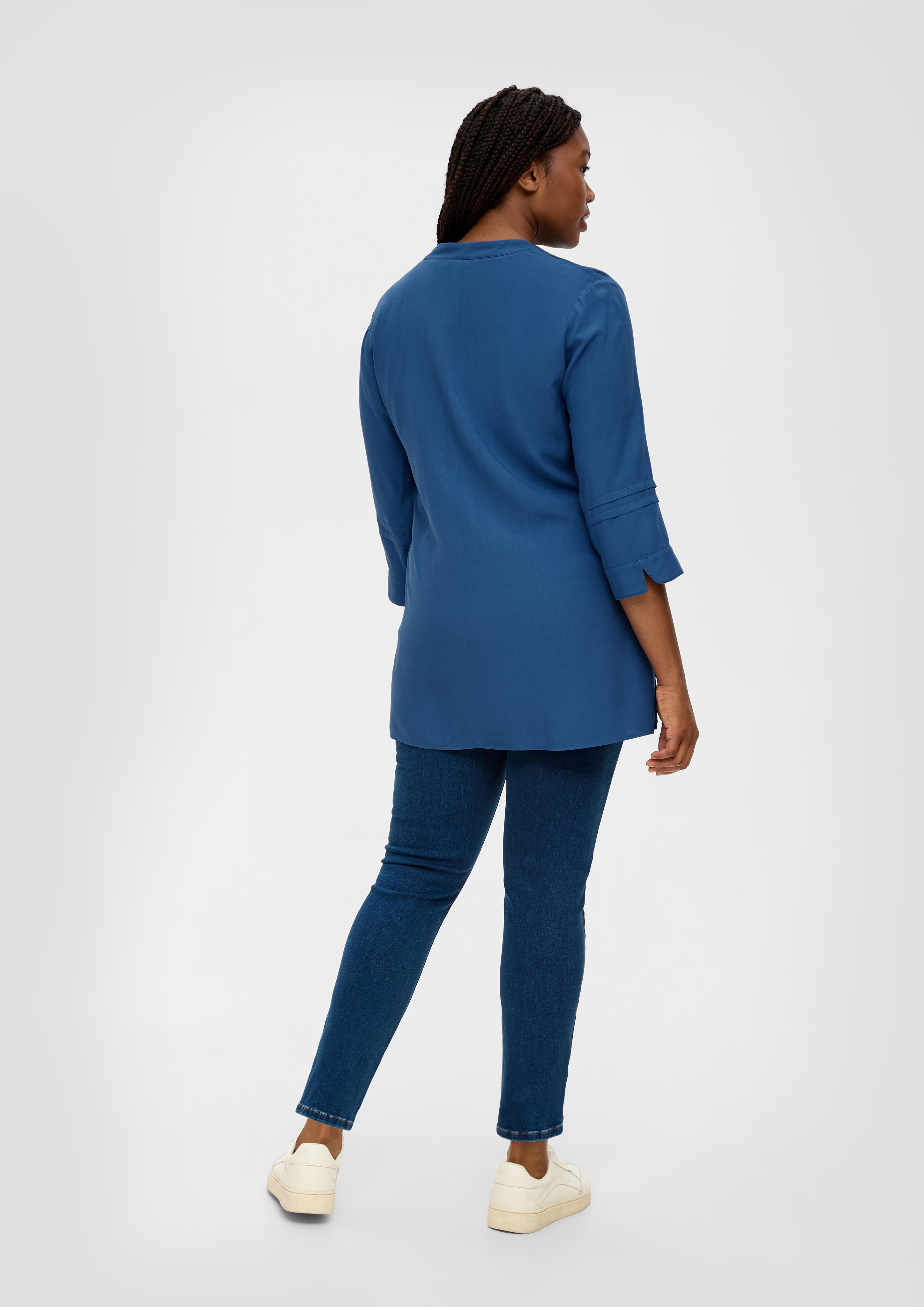 Viskosebluse mit Biesenfalten  2136251-5704