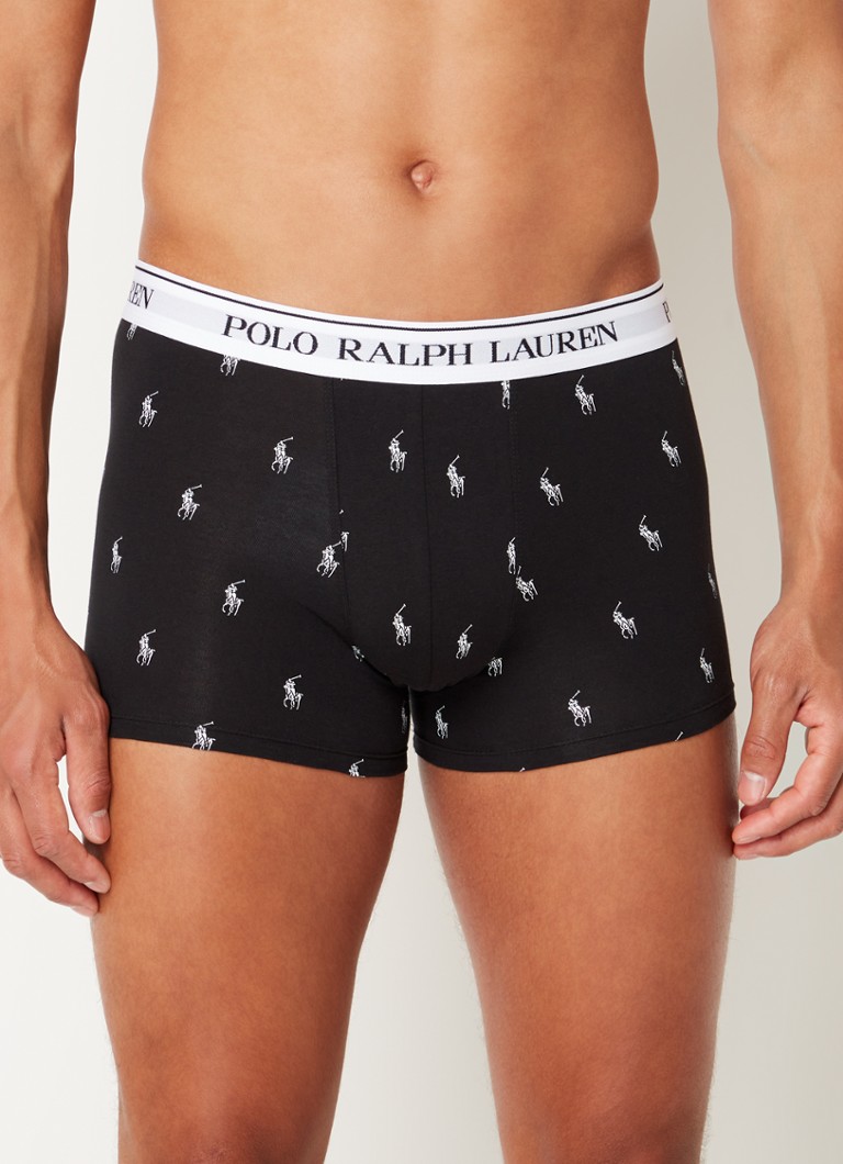 Lot de 5 boxers Ralph Lauren avec ceinture logotée