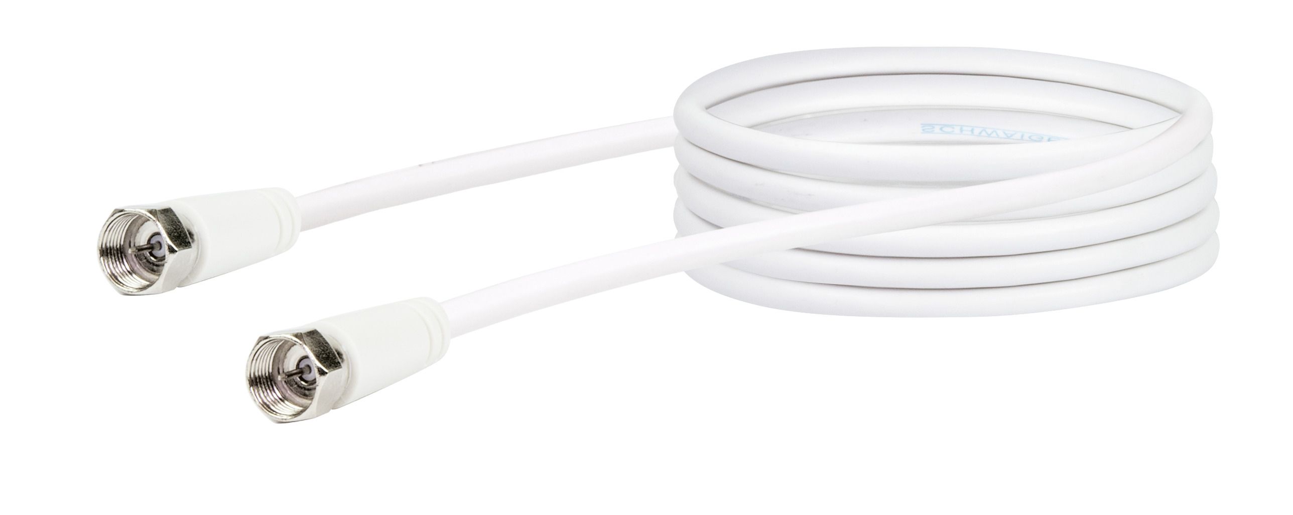 Schwaiger KVC215 052 F-St/F-St 75dB, 1.5m weiß Anschlusskabel