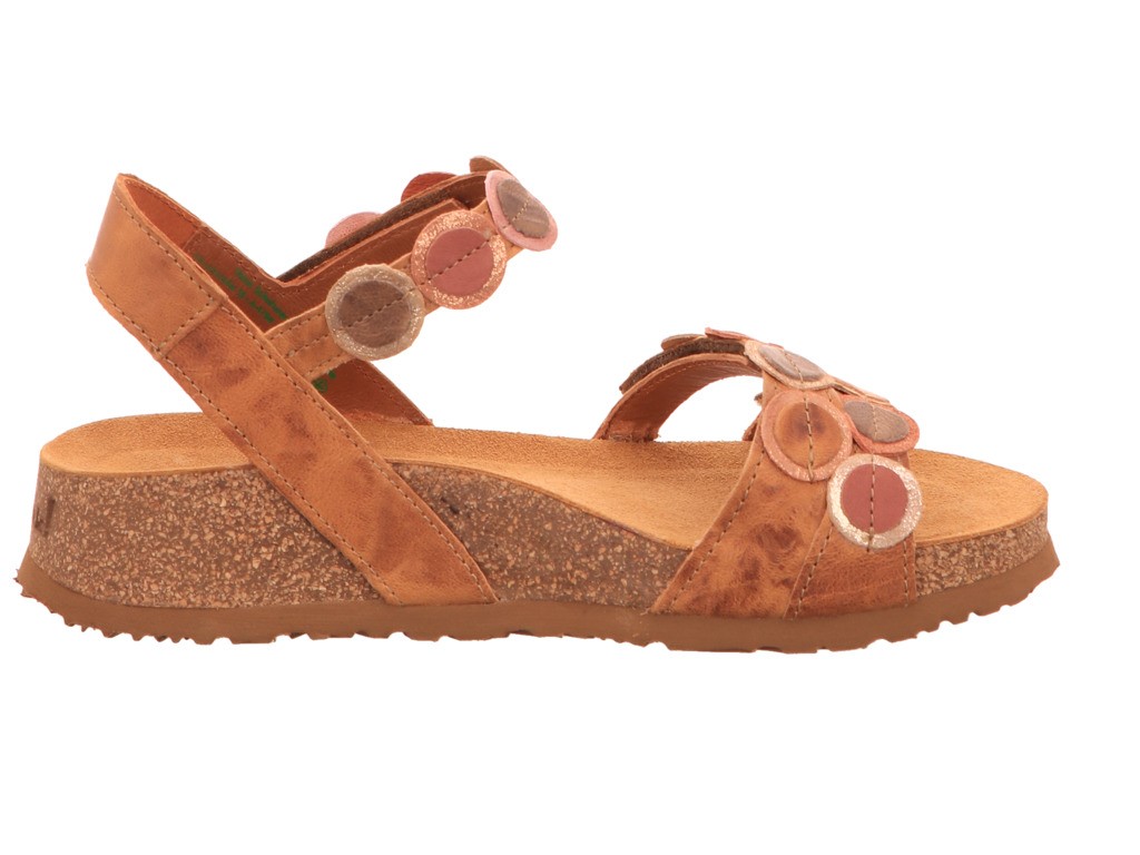 THINK Komfort Sandalen bunt Koak TAN/KOMBI