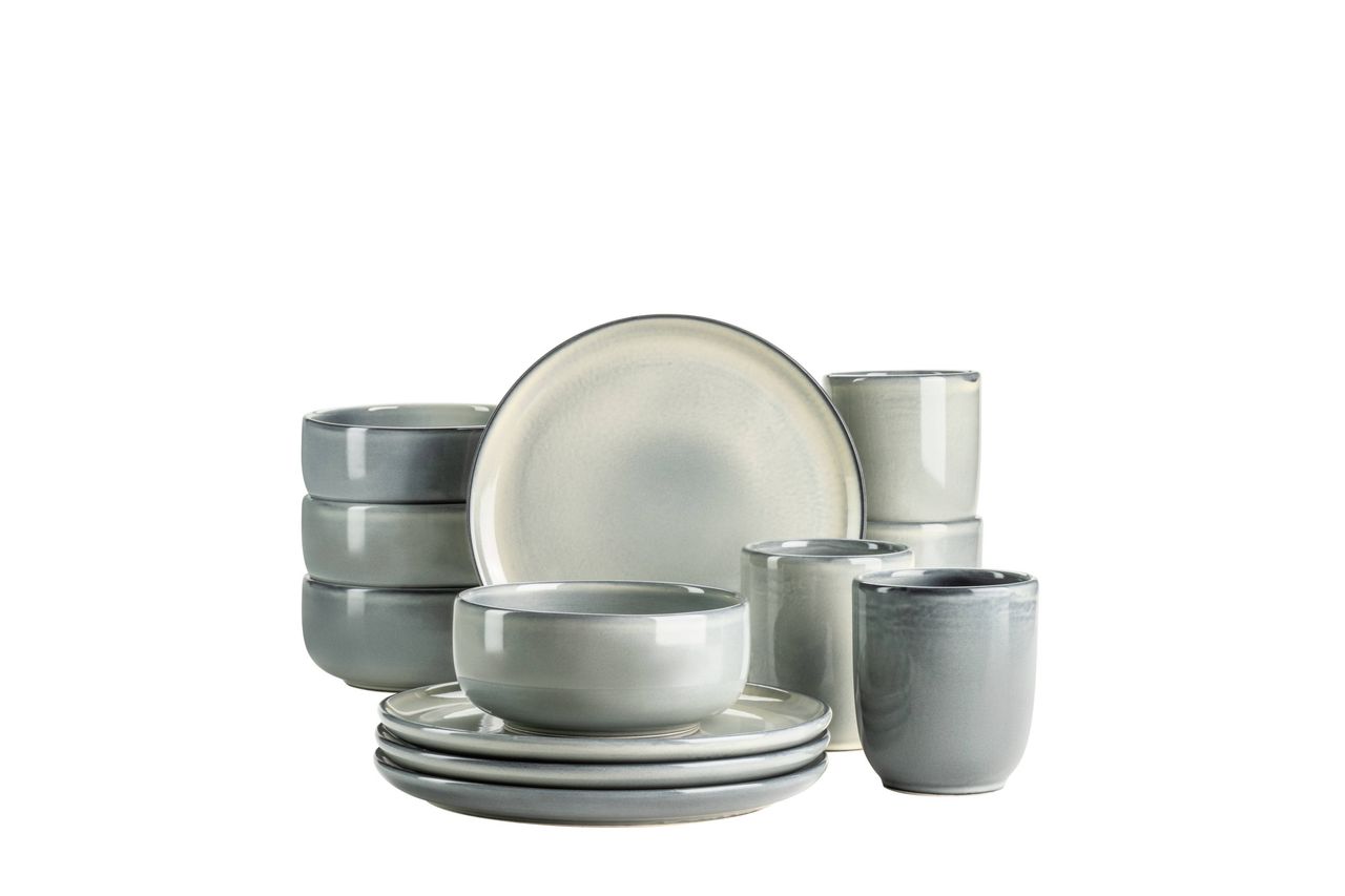 Mäser Serie Livio, Frühstücksservice 12 teilig für 4 Personen