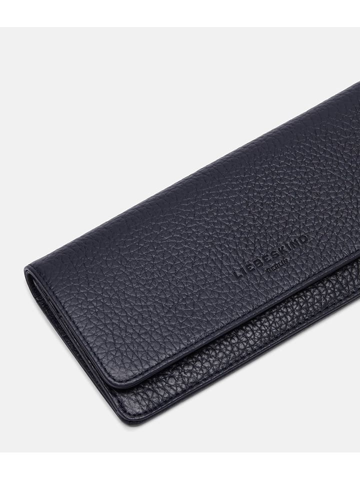 LIEBESKIND BERLIN Leder-Geldbörse in Dunkelblau - (B)18 x (H)12 x (T)4 cm günstig kaufen onesize