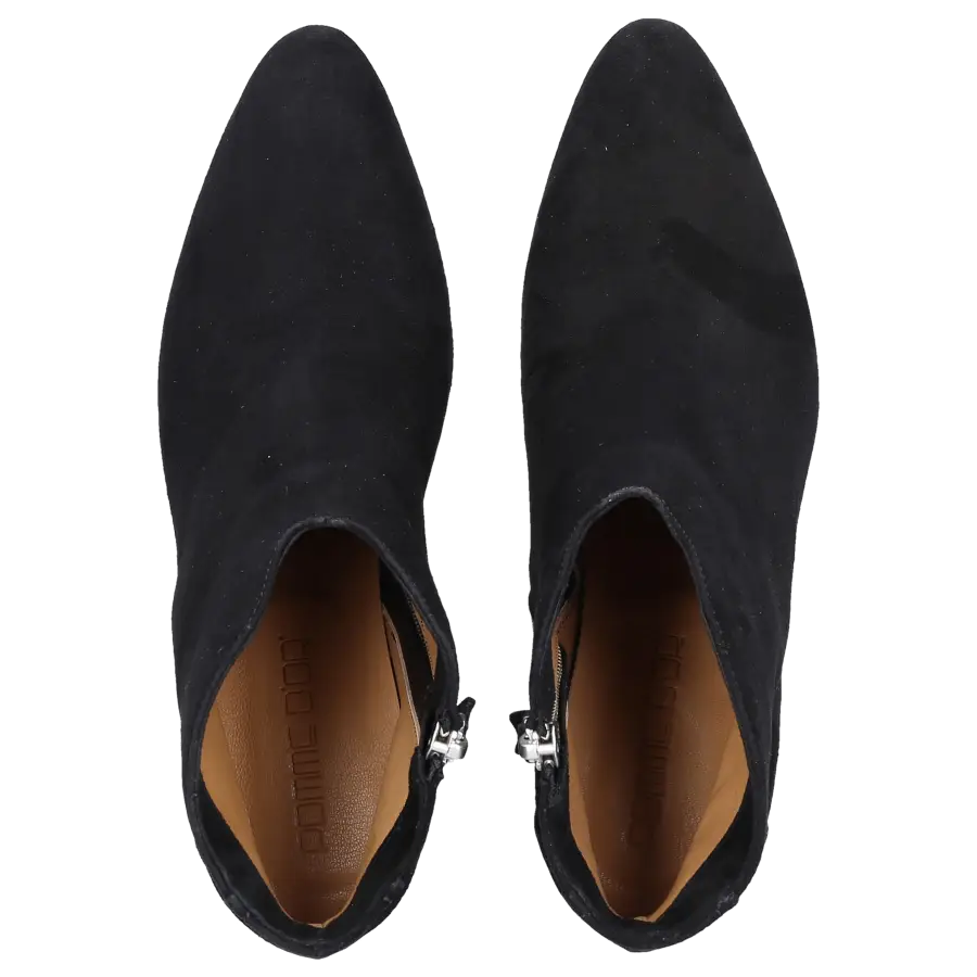 Pomme D`OR - Klassische Stiefeletten 6973 Veloursleder - schwarz