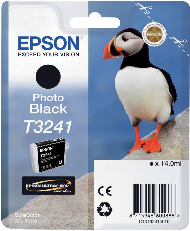 Epson T3241 Original Tintenpatrone T3241 Fotoschwarz