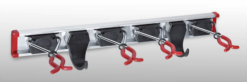 Bruns Gerätehalter 4 Halter   2 Haken
