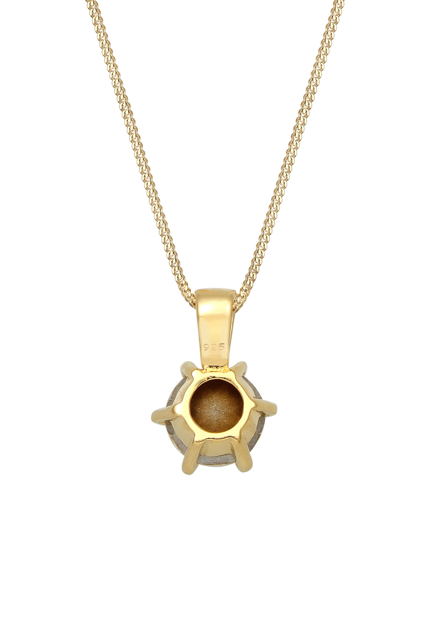 Anello solitario da donna Elli con ciondolo a forma di carrozza e cristallo, in argento sterling 925.