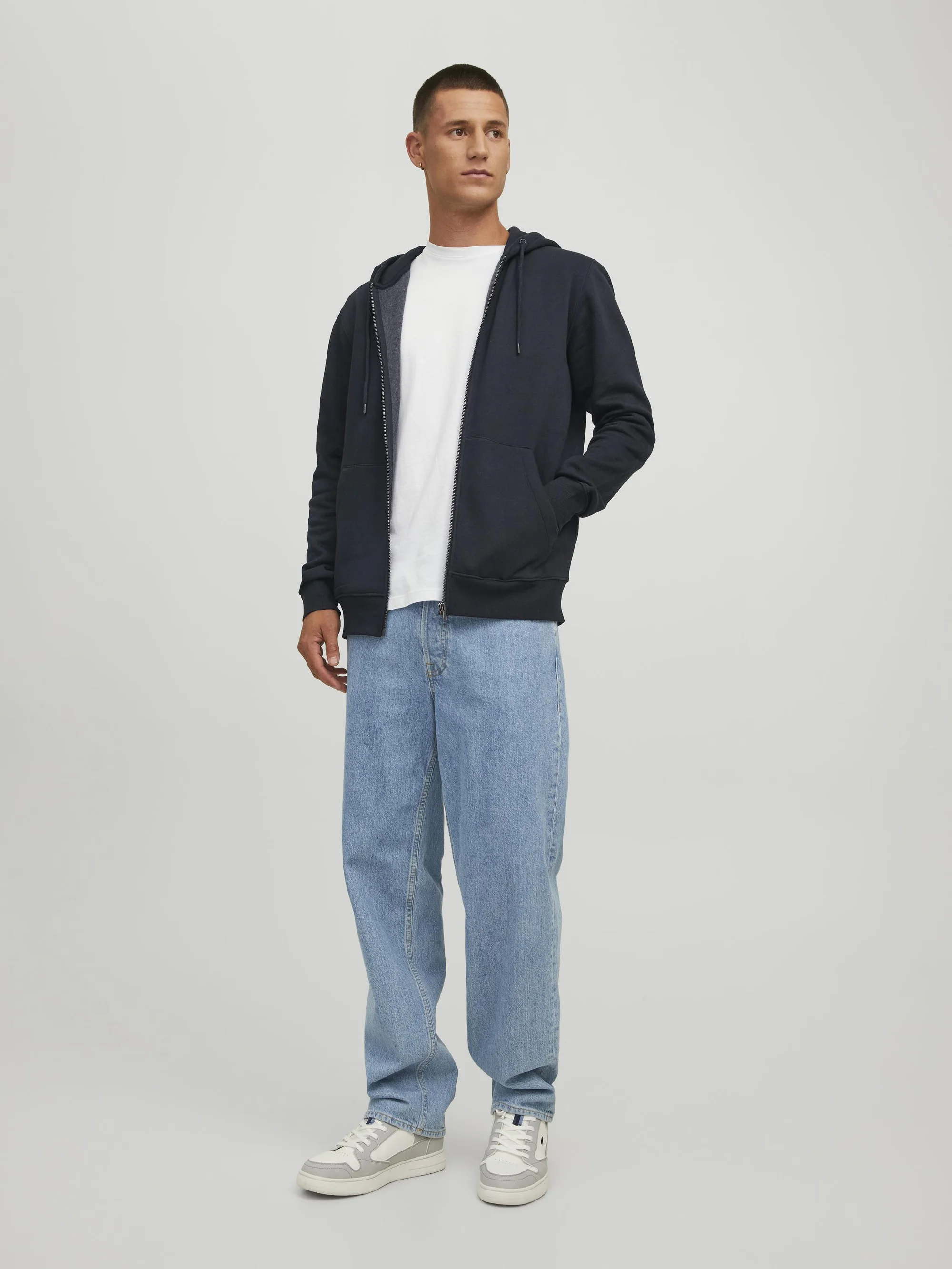 Jack & Jones JJESTAR BASIC ZIP HOOD - Sudadera con cremallera