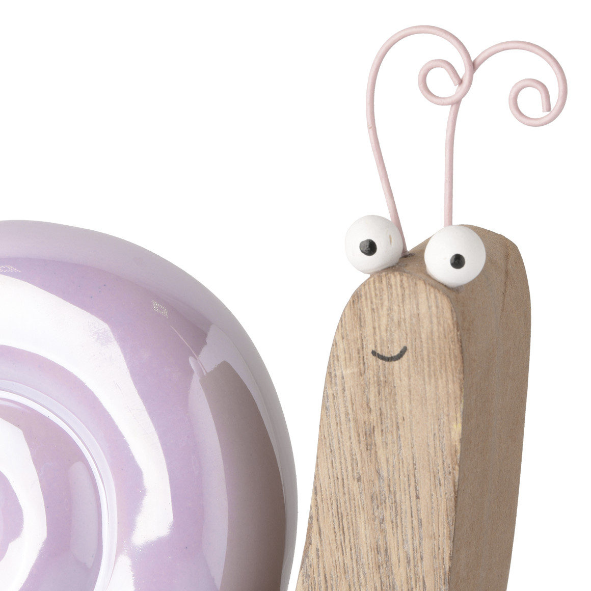 Deko-Schnecke mit Keramikhaus