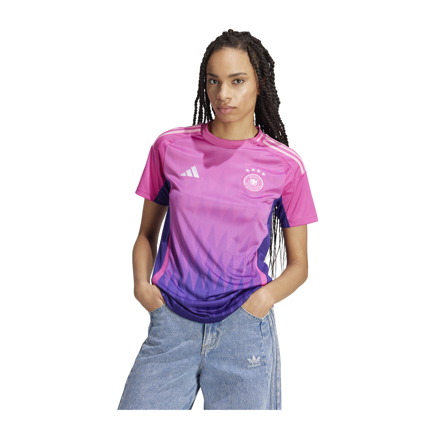 adidas DFB Deutschland Trikot Away EM 2024 Damen Pink