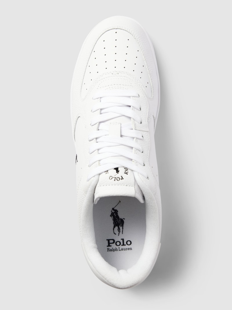 Sneaker mit Label-Details in weiß