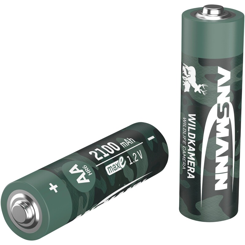 Ansmann Akku NiMH 2100 - 4 Stück ideal für Wildkameras