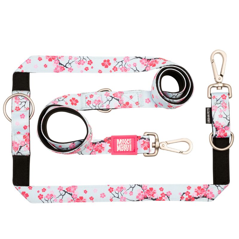 Max & Molly Multifunktionsleine Cherry Bloom