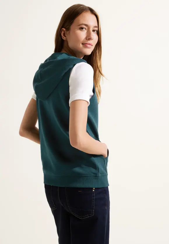 CECIL Hoodie Pullunder mit Zipper