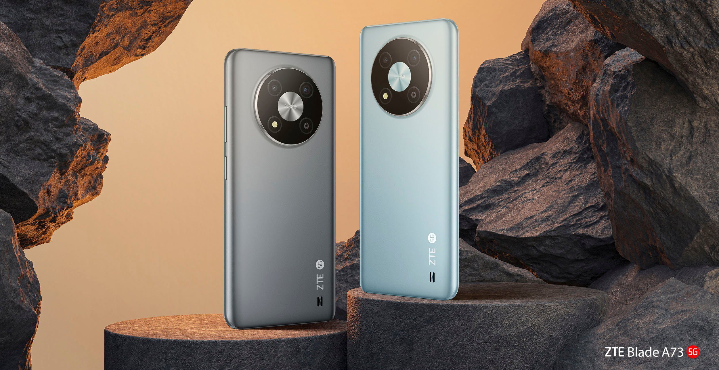 ZTE Blade A73 5G Smartphone (16,56 cm/6,52 Zoll, 128 GB Speicherplatz, 50 MP Kamera)