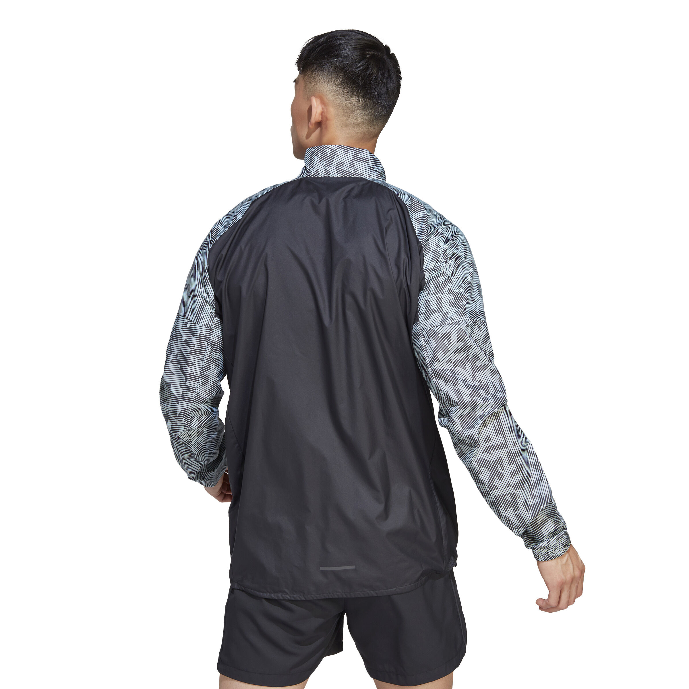 Terrex Trail Wind Laufjacke Herren - Grau, Schwarz