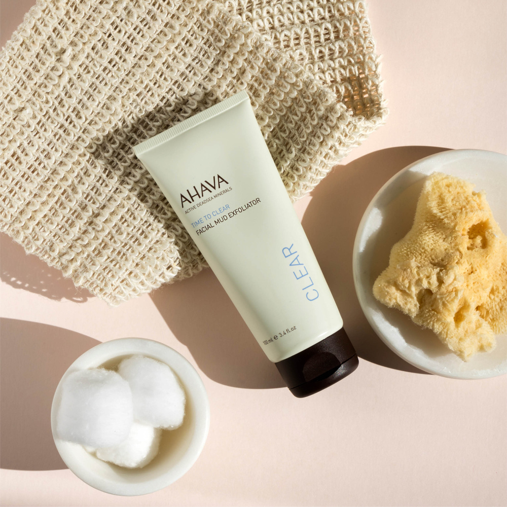 AHAVA Facial Mud Exfoliator 100ml Exfoliant