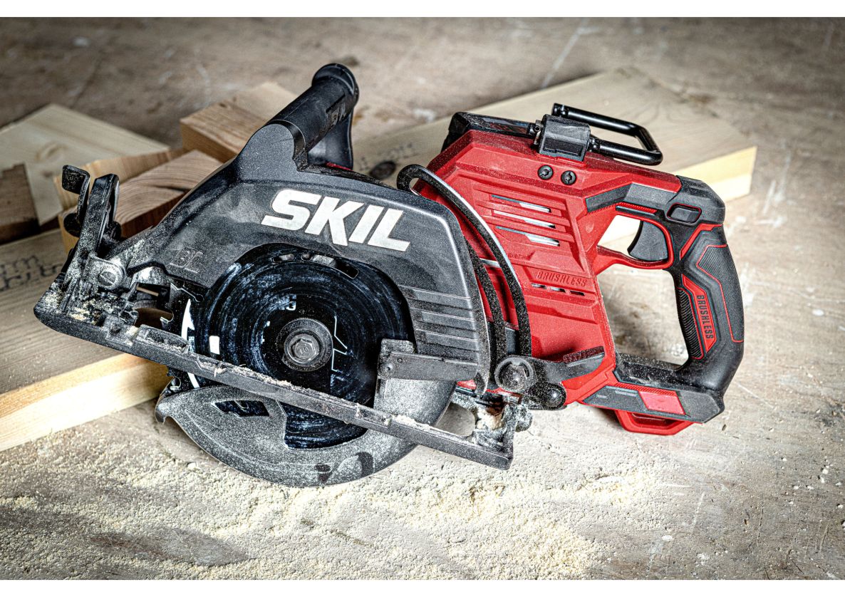 SKIL SW1E3572FA Κυκλικό πριόνι 2x20V 66mm χωρίς ψήκτρες, χωρίς μπαταρίες και φορτιστή σε τσάντα