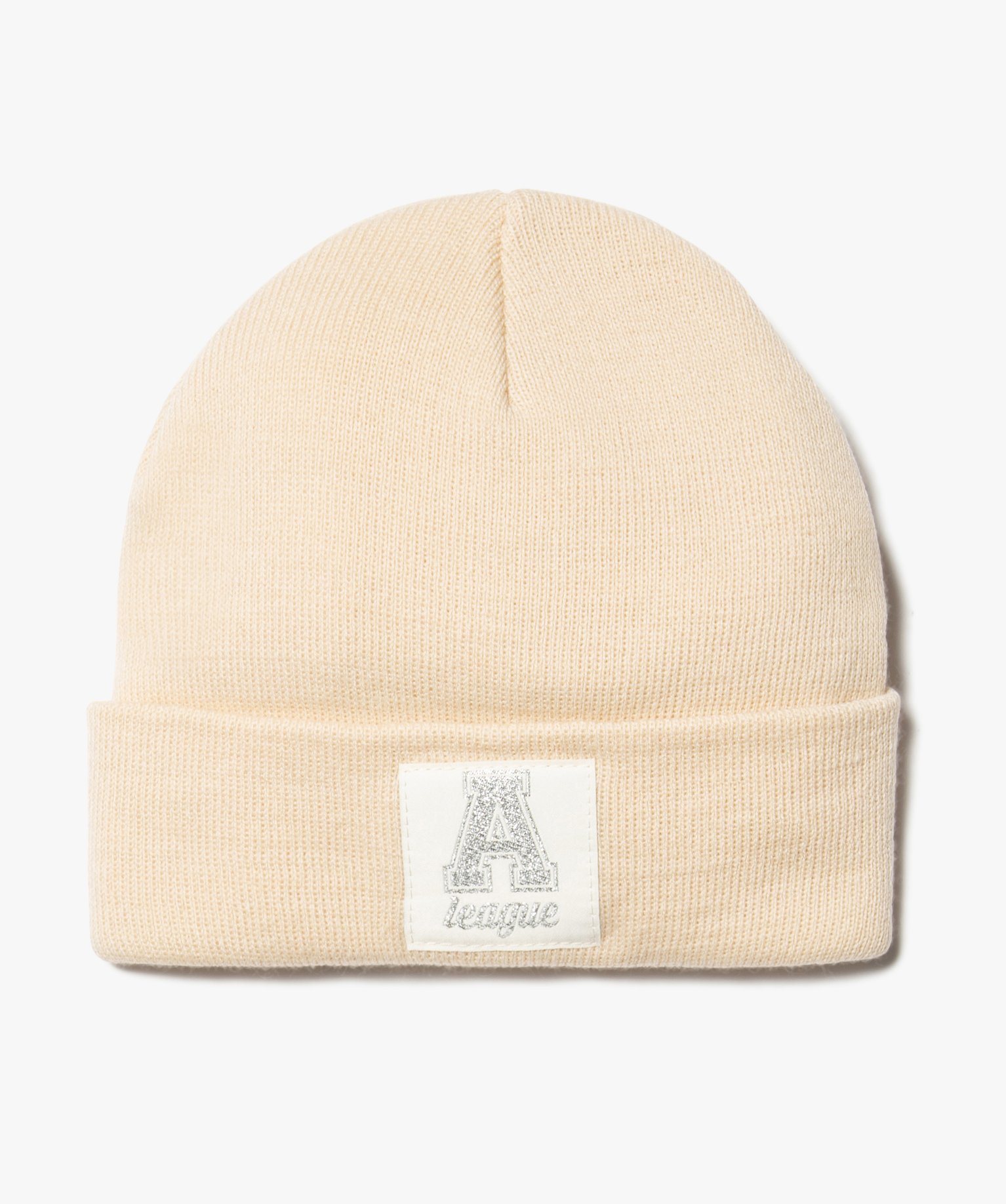 Bonnet fille à revers et paillettes beige | GEMO