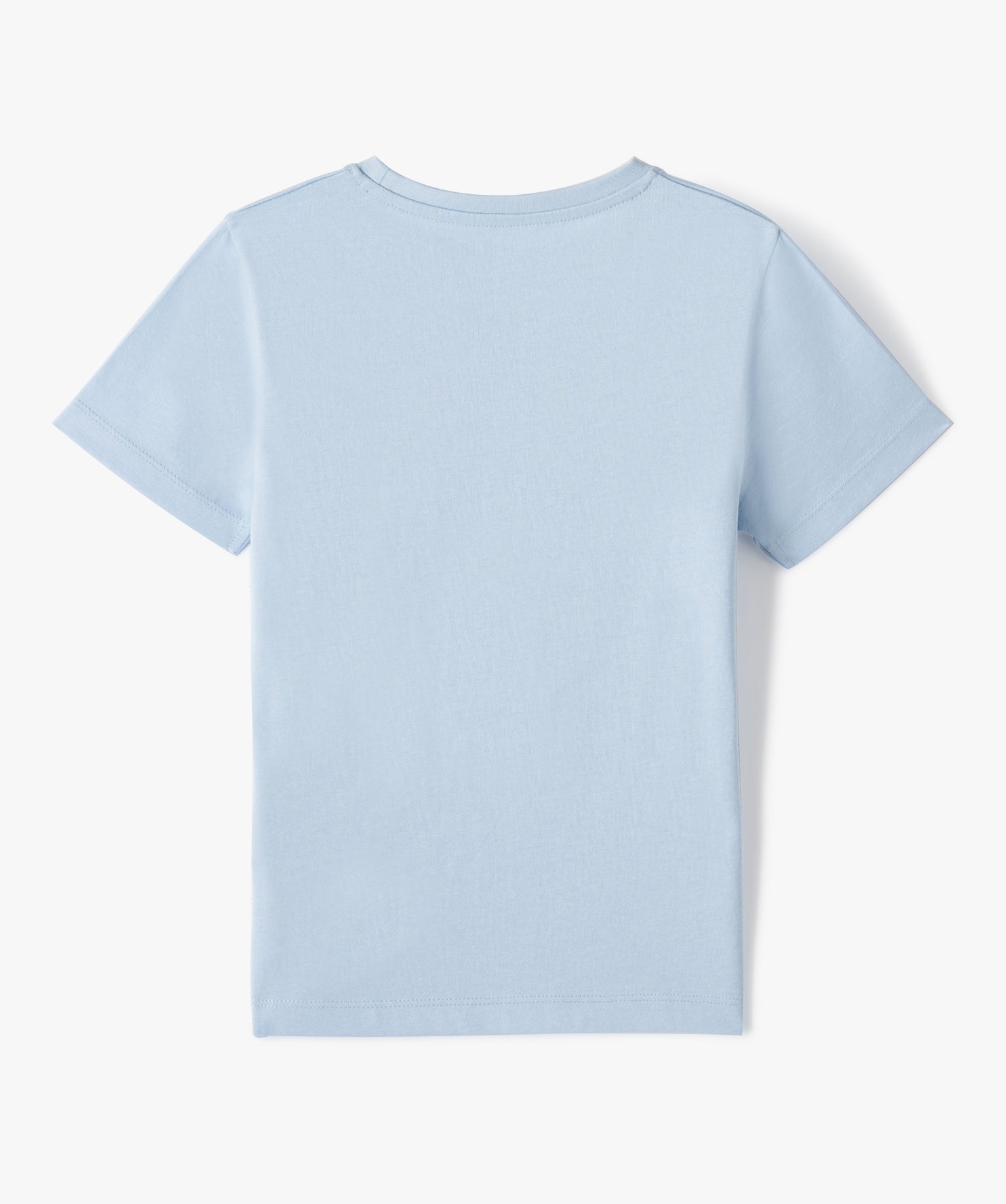 Tee-shirt Garçon à manches courtes avec motifs bleu | GEMO