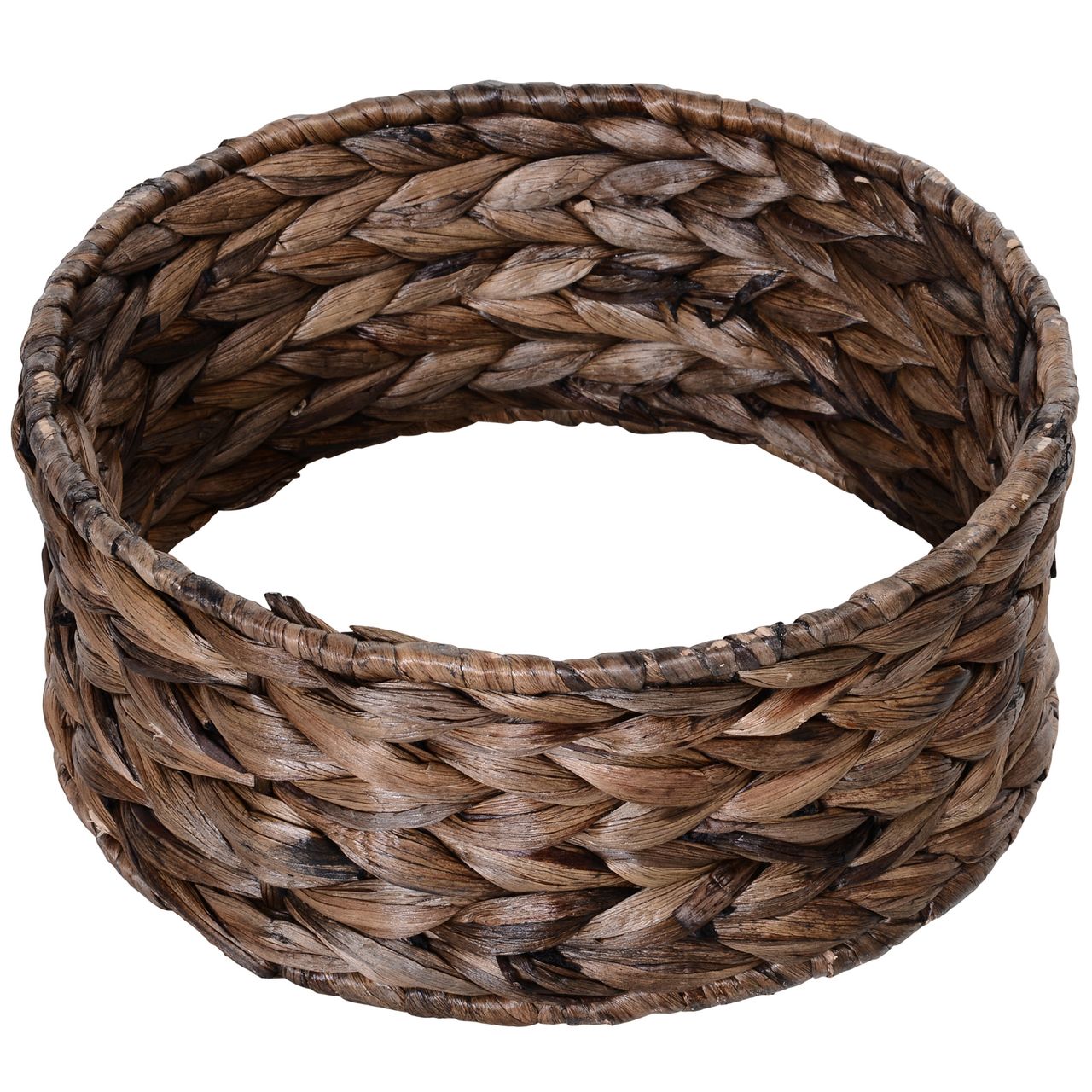 PawHut Rattan Katzenkorb Katzenhütte Katzenhöhle mit Kissen Haustierbett Braun