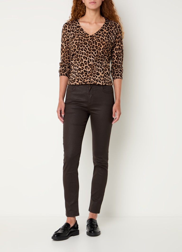 Blugi skinny cu talie înaltă și decolorare de la Gerard Darel Nouria
