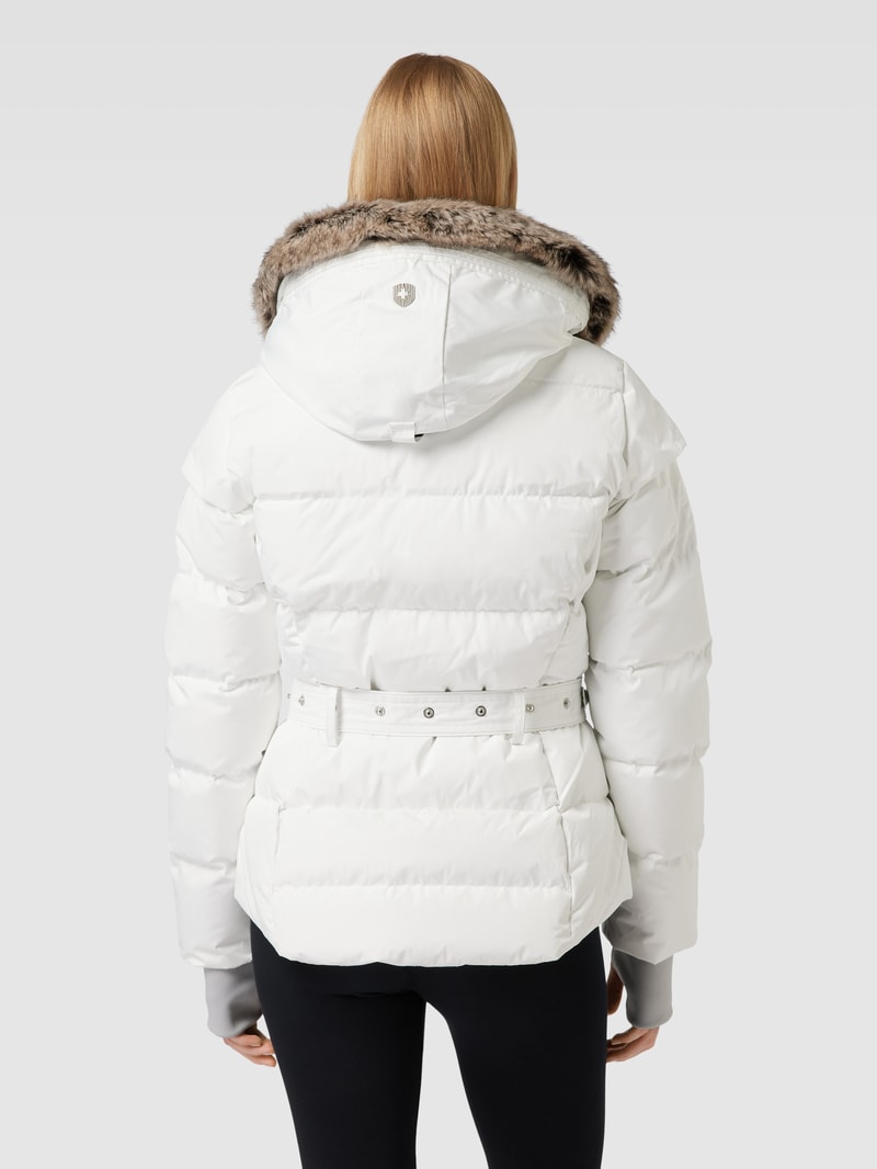 Tivana 382 Funktionsjacke mit Webpelz in weiß