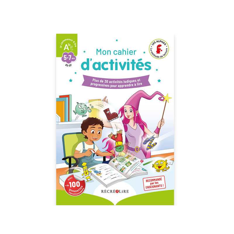 Livre Mon cahier d'activités Je commence à lire - Récréalire