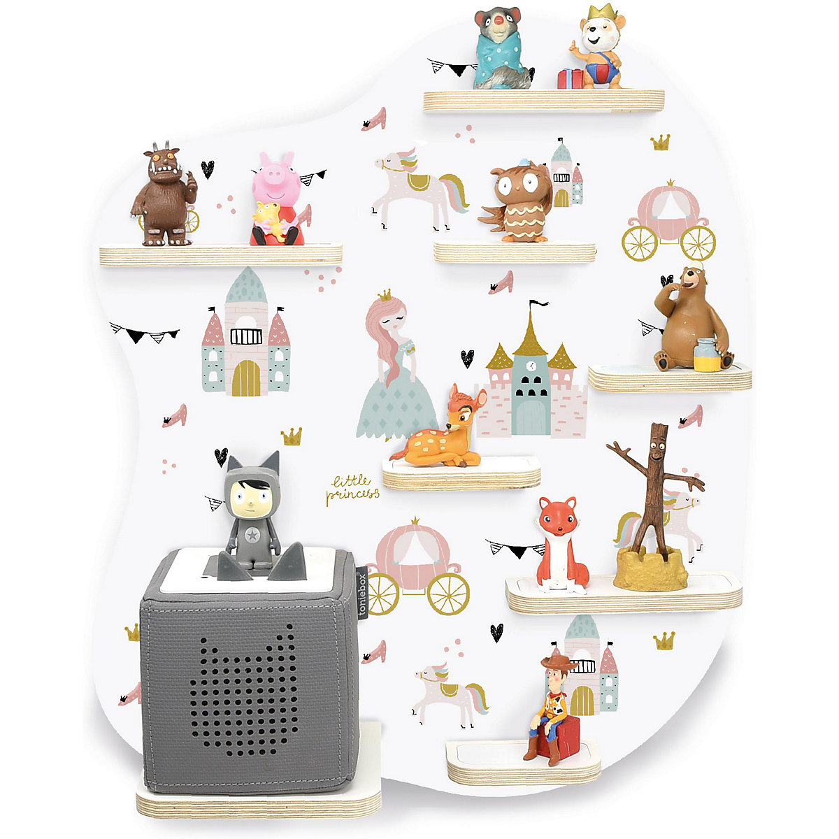 Regal für Musikbox Little Princess - geeignet für Toniebox