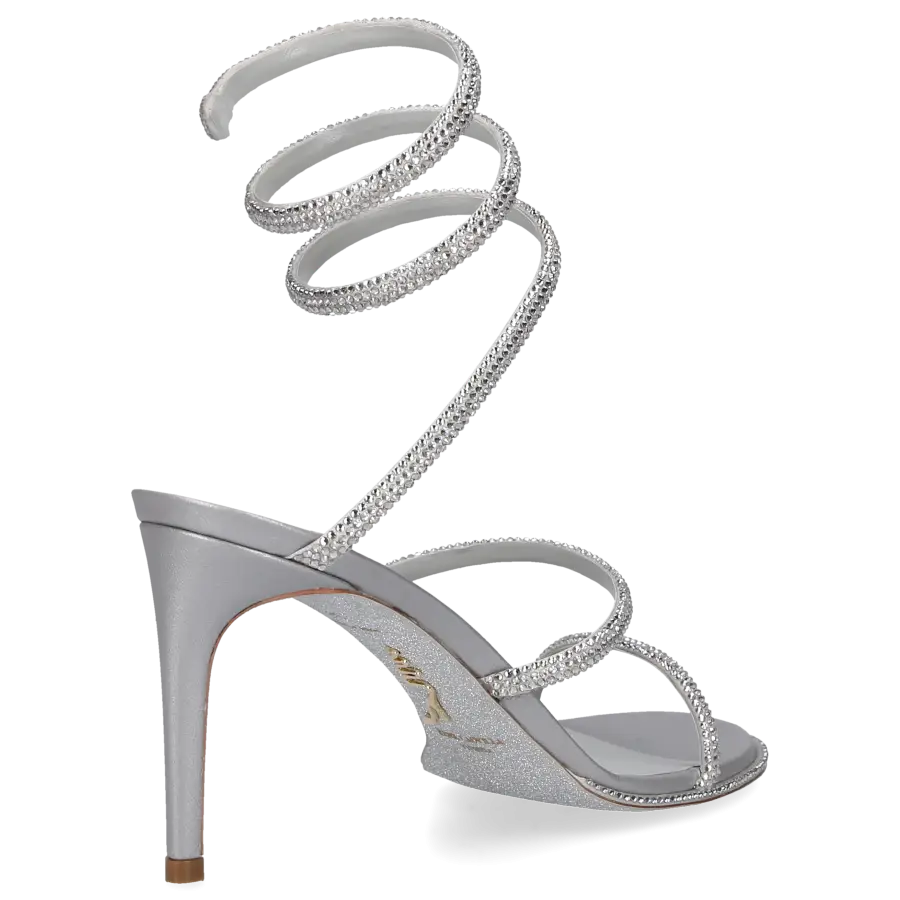 Rene Caovilla - Sandalen CLEO Satin - grau