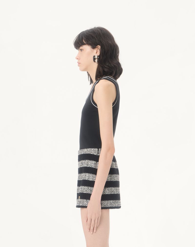 Blusa de malha de algodão