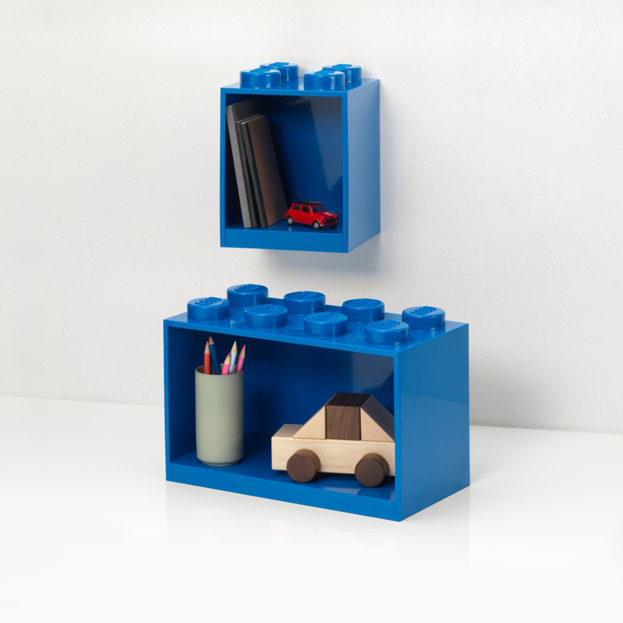 Room Copenhagen Spielzeugtruhe Room Copenhagen LEGO Regal Brick Shelf 8+4, Set