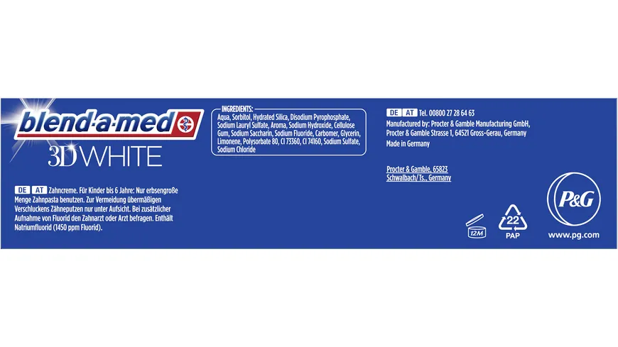 Blend-A-Med Zahnpasta 3DW Vital. Fresh 75ml 75 ml