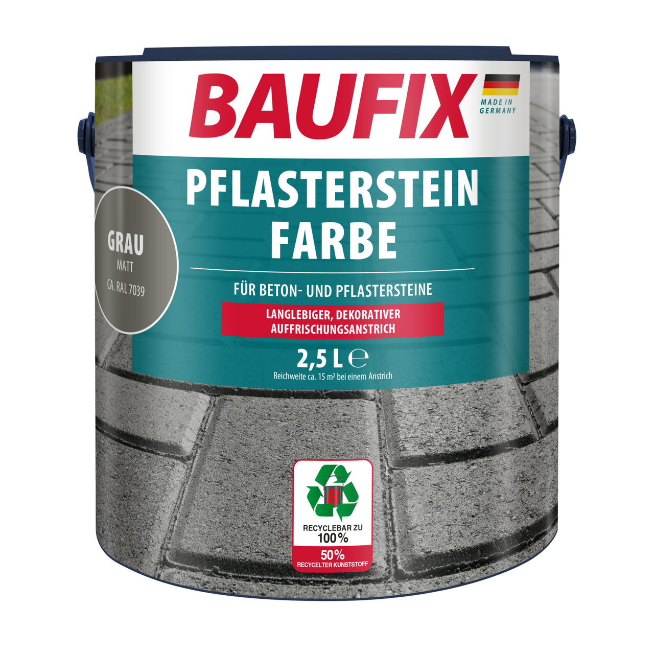 Baufix BAUFIX Pflasterstein Farbe grau 2,5L